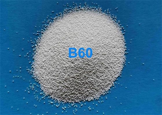 ZrO2 62 - 66% Zinano Ceramic Blasting Media B60 125 - 250μM For Stainless Steel