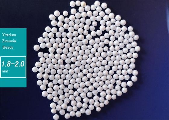 Yittrium stabilized Zirconia Grinding Media beads Size 1.8-2.0 mm