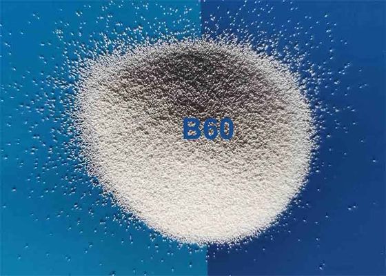 B60 150 - 300μM Ceramic Bead Blasting Media Zirconia Sand For Stainless Steel Surface Finish