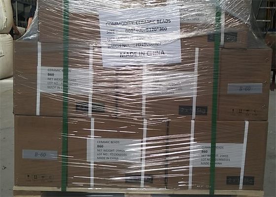 Round Ball Upgrade Ceramic Blasting Media Beads 63 to 125μm Sphericity