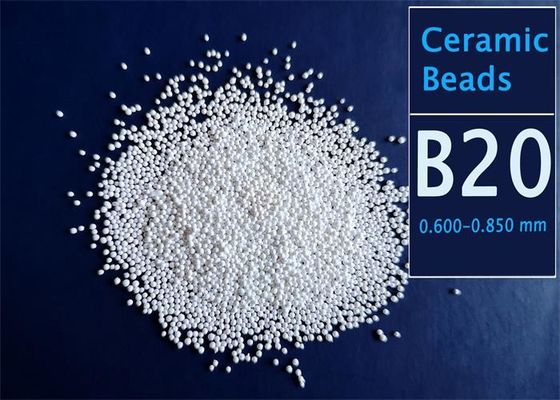 Surface Finish Ceramic Bead Blasting Media B20 Spherical Abrasive Media Blasting