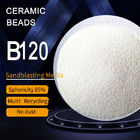 10L 12Lbarrels package 700HV 25kgs 125ΜM JZB120 Ceramic Bead Blasting