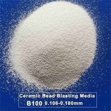 B100 Zirconia Ceramic Blasting Media For Stainless Steel Parts