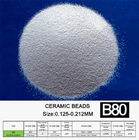 0.125 to 0.212mm B80 Ceramic Bead Blasting Material Good Sphericity