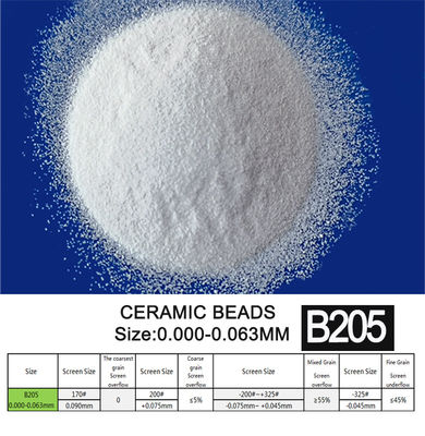 Round B205 Ceramic Bead Blasting For Automatic Sandblasting Machine