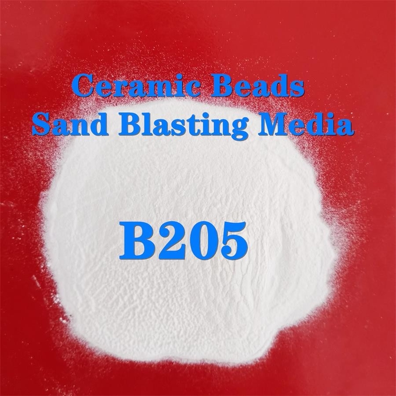 B205 Ceramic Bead Blasting Media For Sand Cleaning Polishing
