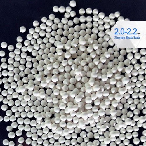 0.6mm -10mm Zirconia Grinding Media Zirconium silicate beads For Coating / Painting / Ink