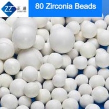 High Density Zirconium Oxide Balls 0.6 - 2.2mm Size 5.2g / Cm³ True Gravity