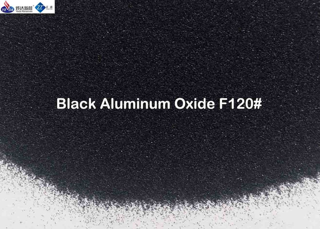 Medium Hardness Black Aluminum Oxide Sand F12 - F240 For Polishing Stainless Steel
