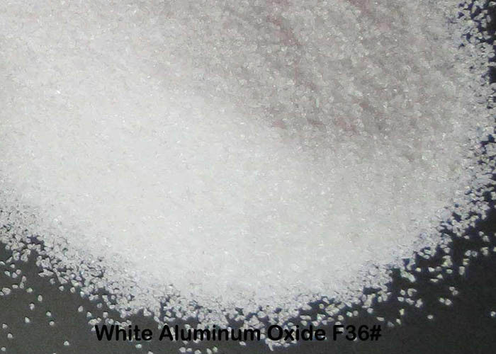 99% AL2O3Fused Aluminum Oxide , White Corundum F12 - F220 High Purity Alumina For Bonded Abrasives