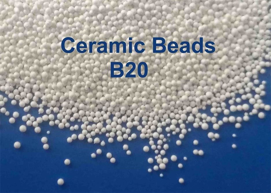 High Hardness Zirconia Ceramic Blasting Media ZrO2 60 66 B20,B60