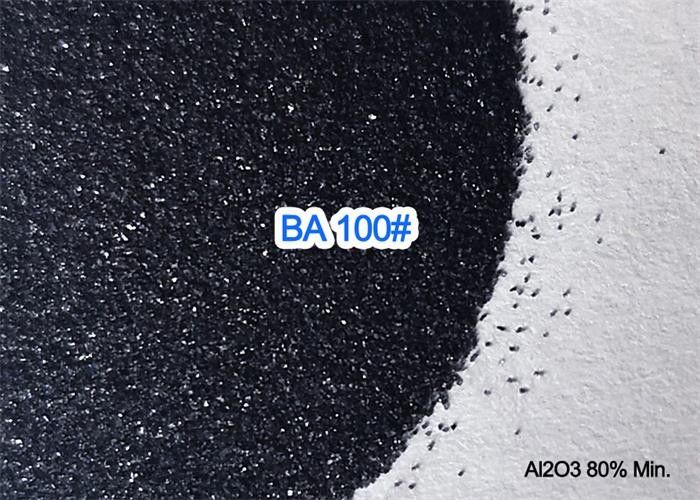 8.0 Mohs Black Aluminium Oxide Blasting Media Abrasive 3.50g / Cm3 Trigonal Crystal Structure