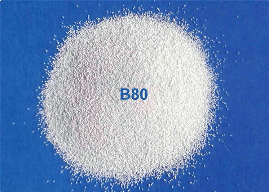 Ceramic Blasting Media Zirconia Beads B80 For Metal Pipe Surface Cleaning