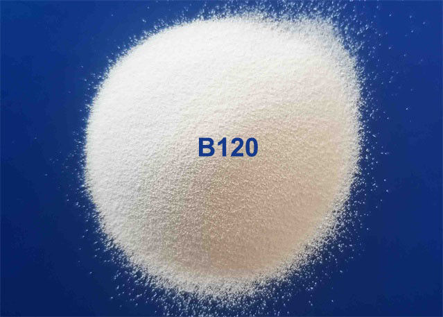 Zirconium Silicate Beads Ceramic Blasting Media B120 63-125μM For Metal Surface Finish