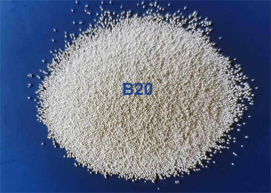 60 HRC Ceramic Blasting Media / Zirconium Silicate Beads JZB20 JZB40 For Mould Cleaning