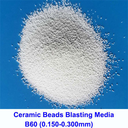 88% Min Roundness Bead Blasting Beads B60 B80 B100 B120 For Stainless Steel Parts