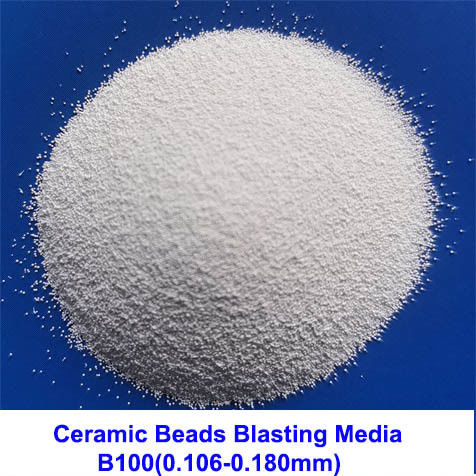 Surface Finish Ceramic Bead Blasting Zirconium Oxide Beads B40 B60 B80 B100 B120