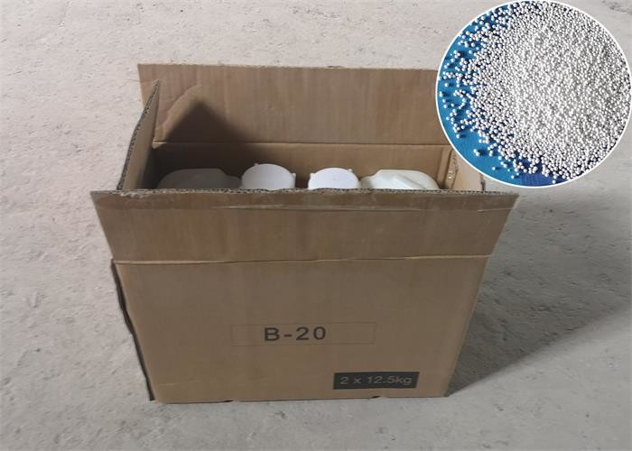 Surface Finish spherical Ceramic Bead Blasting Media B20 Size 600 850 μm