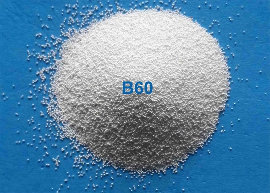 B60 125250 μM Ceramic Bead Blasting Media Zirconia Sand For Surface