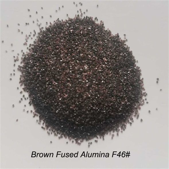 9 Mohs Angular F80 Aluminium Oxide Blasting Media