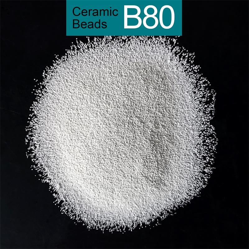 B80 Ceramic Beads Blasting Media For Watch Case And Strap Sandblasting