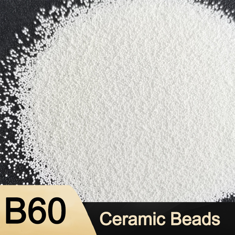 Size B60 Ceramic Bead Blasting Media For Aluminum Die Cast Sandblast